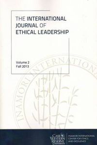 Cover image for International Journal of Ethical Leadership: Volume 2