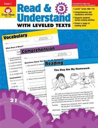 Cover image for Read and Understand with Leveled Texts, Grade 3 Teacher Resource