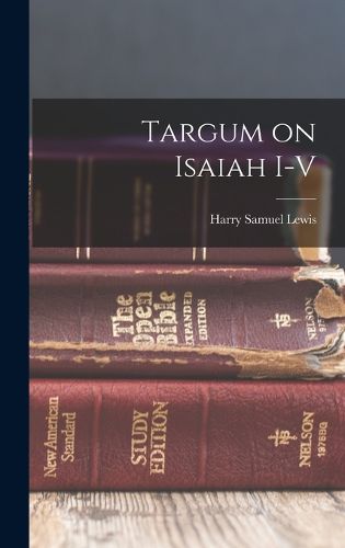 Cover image for Targum on Isaiah I-V
