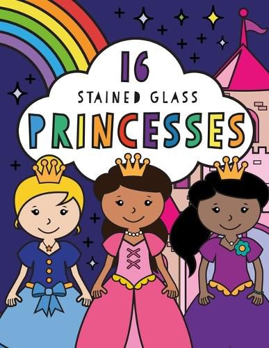 Cover image for Stained Glass Coloring Princesses