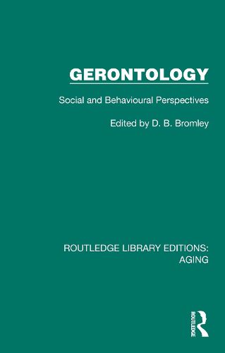 Cover image for Gerontology