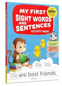 Cover image for 51 Sight Words and Sentence (with 200+ Sentences to Read) Activity Book for Children