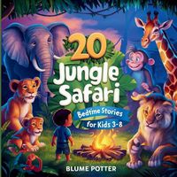 Cover image for 20 Jungle Safari Bedtime Stories For Kids Age 3 - 8