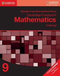 Cover image for Cambridge Checkpoint Mathematics Challenge Workbook 9