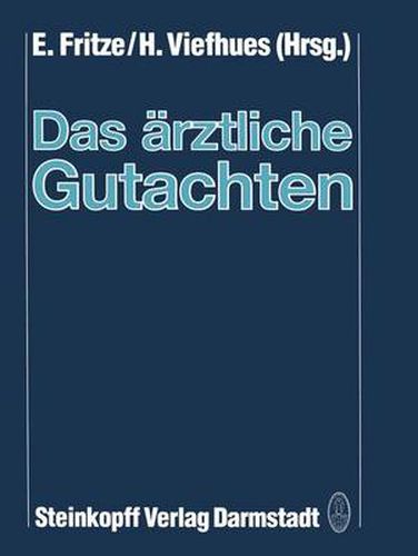 Cover image for Das Arztliche Gutachten