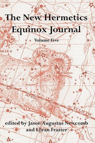 Cover image for The New Hermetics Equinox Journal Volume 5