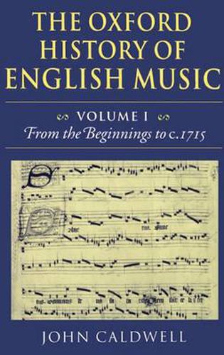 Cover image for The Oxford History of English Music