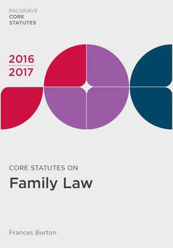 Cover image for Core Statutes on Family Law 2016-17