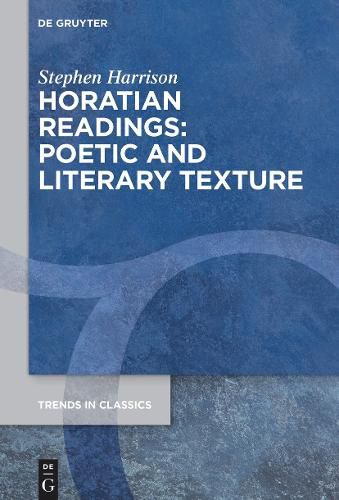 Cover image for Horatian Readings: Poetic and Literary Texture