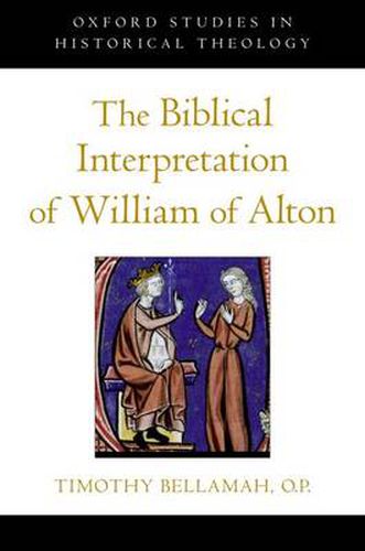 Cover image for The Biblical Interpretation of William of Alton