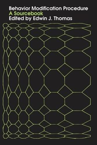 Cover image for Behavior Modification Procedure: A Sourcebook
