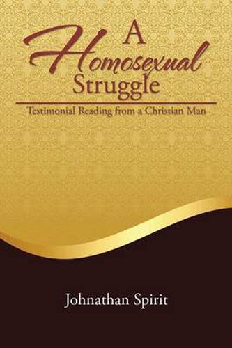 Cover image for A Homosexual Struggle: Testimonial Reading from a Christian Man