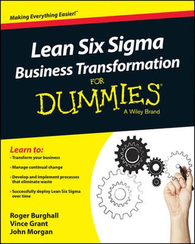 Cover image for Lean Six Sigma Business Transformation For Dummies