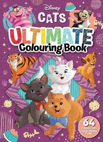 Cover image for Disney Cats: Ultimate Colouring Book