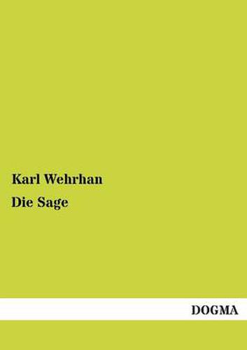 Cover image for Die Sage