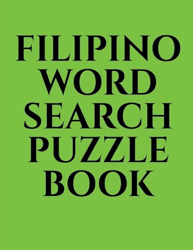 Cover image for Filipino Word Search Puzzle Book