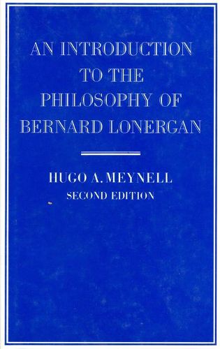 Cover image for An Introduction to the Philosophy of Bernard Lonergan