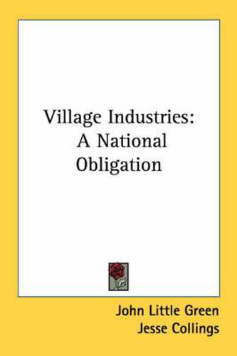 Cover image for Village Industries: A National Obligation