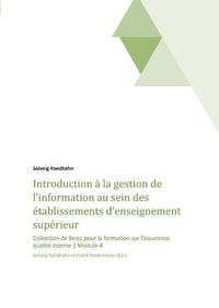 Cover image for Introduction a la gestion de l'information au sein des etablissements d'enseignement