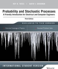 Cover image for Probability and Stochastic Processes: A Friendly Introduction for Electrical and Computer Engineers