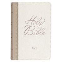 Cover image for KJV Bible Pocket Faux Leather White