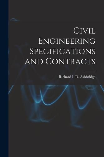 Cover image for Civil Engineering Specifications and Contracts