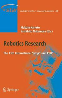 Cover image for Robotics Research: The 13 International Symposium ISRR