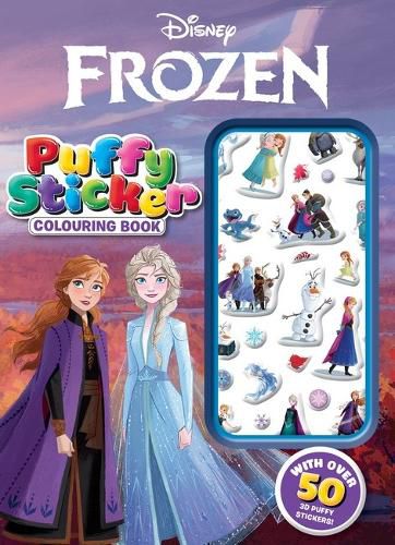 Cover image for Frozen: Puffy Sticker Colouring Book (Disney)