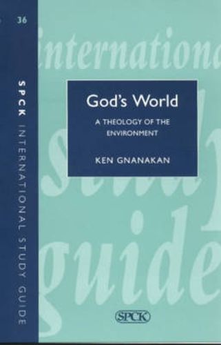Cover image for ISG 36: God's World: Biblical Theology Of The Environment