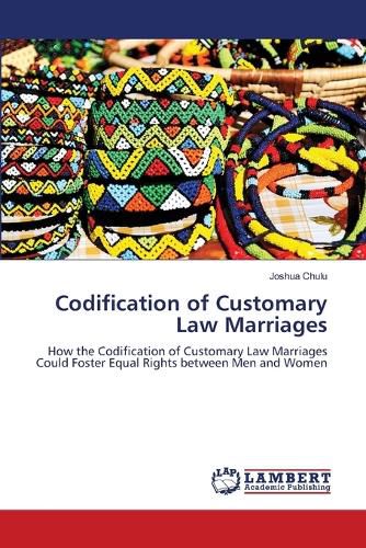 Cover image for Codification of Customary Law Marriages