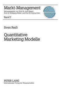 Cover image for Quantitative Marketing Modelle