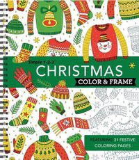 Cover image for Color & Frame - Christmas (Coloring Book)