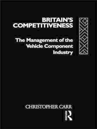 Britain's Competitiveness: The Management of the Vehicle Component Industry