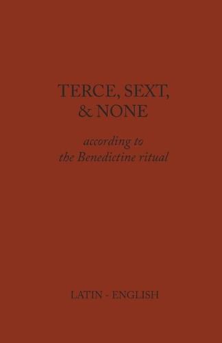 Cover image for Terce, Sext, and None