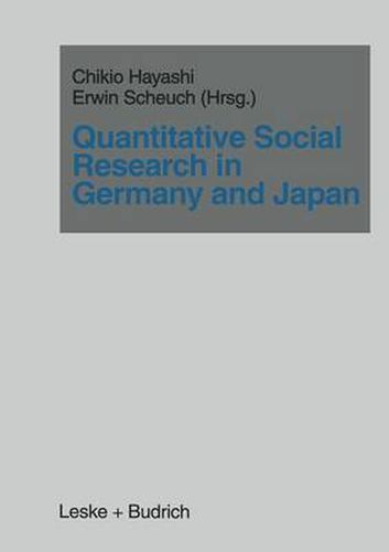 Cover image for Quantitative Social Research in Germany and Japan