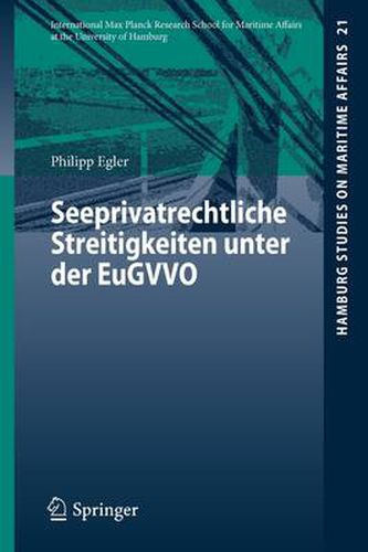 Cover image for Seeprivatrechtliche Streitigkeiten unter der EuGVVO