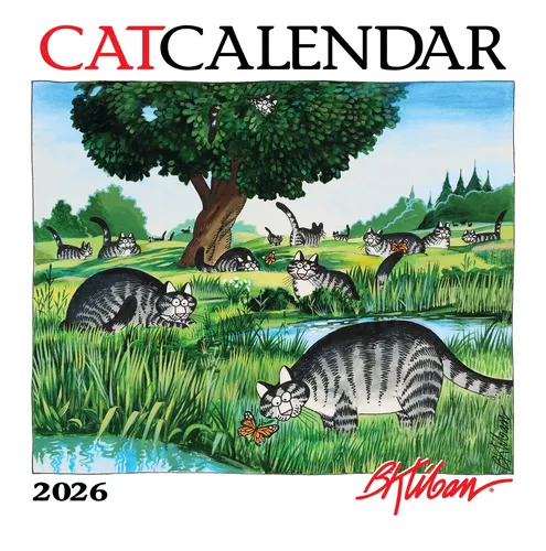 Cover image for 2026 B. Kliban: CatCalendar Wall Calendar