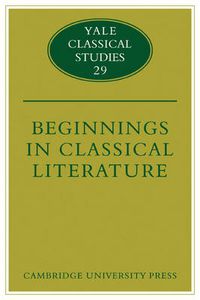 Cover image for Beginnings in Classical Literature