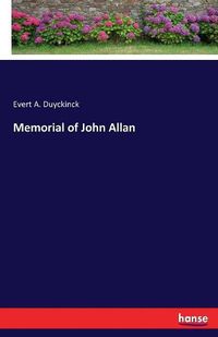 Cover image for Memorial of John Allan