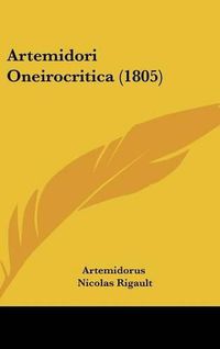 Cover image for Artemidori Oneirocritica (1805)