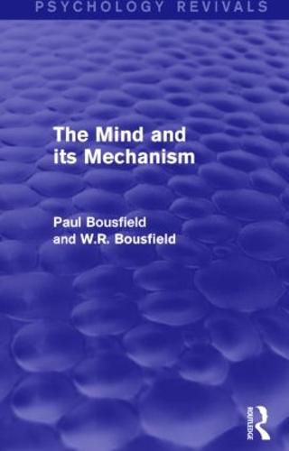 Cover image for The Mind and its Mechanism