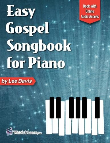 Cover image for Easy Gospel Songbook for Piano Book with Online Audio Access