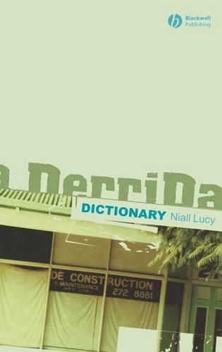 Cover image for A Derrida Dictionary