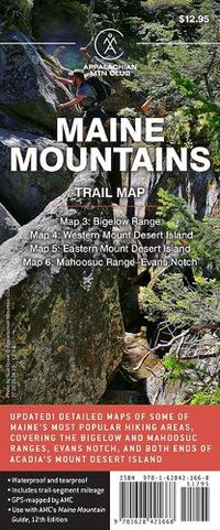 Cover image for AMC Maine Mountains Trail Maps 3-6