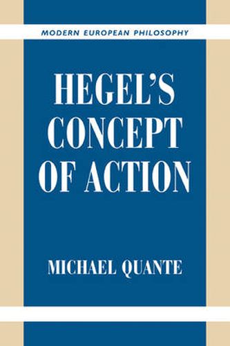 Cover image for Hegel's Concept of Action