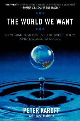 Cover image for The World We Want: New Dimensions in Philanthropy and Social Change