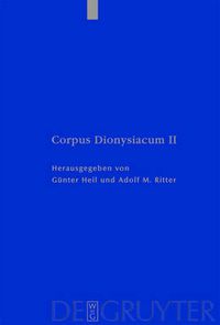 Cover image for Pseudo-Dionysius Areopagita. De Coelesti Hierarchia, De Ecclesiastica Hierarchia, De Mystica Theologia, Epistulae