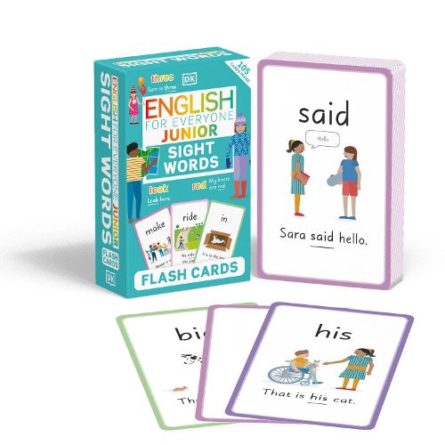 Cover image for English for Everyone Junior Sight Words Flash Cards