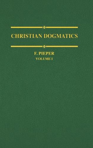 Cover image for Christian Dogmatics