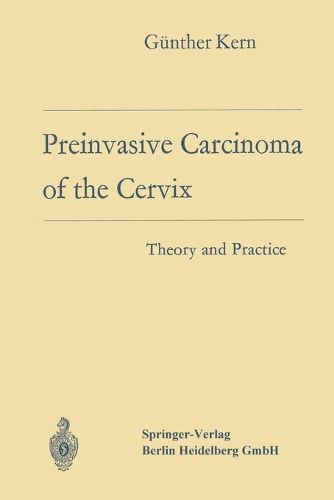 Cover image for Preinvasive Carcinoma of the Cervix